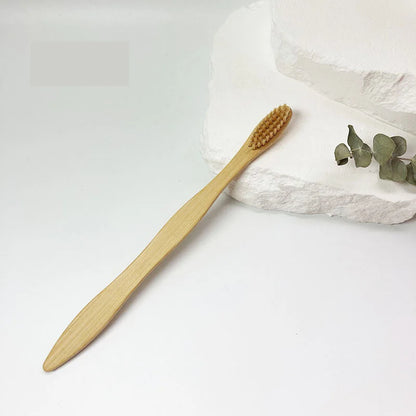 10/20/50/100/150Pcs Disposable adult bamboo soft bristled toothbrush wooden toothbrush clean mouth reusable for home and hotel Beauty World Shop