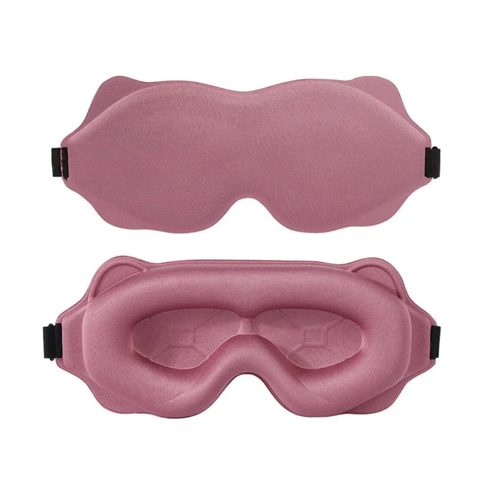 3D Sleeping Mask Block Out Light Soft Padded Sleep Mask For Eyes Slaapmasker Eye Shade Blindfold Sleeping Aid Face Mask Eyepatch Beauty World Shop
