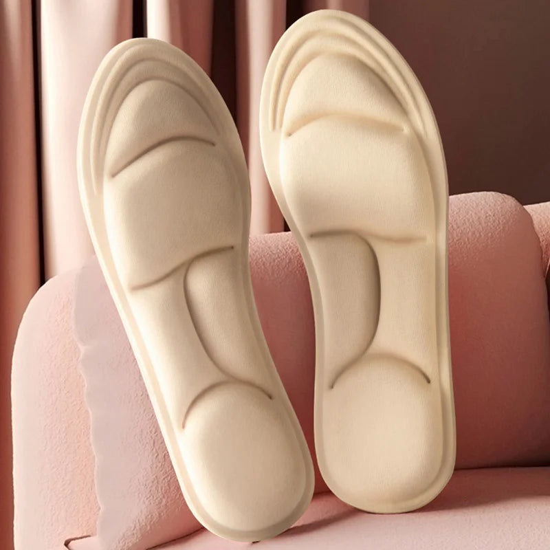 1/2/4/16Pairs 5D Massage Memory Foam Insoles For Shoes Sole Breathable Cushion Sport Running Insoles For Feet Orthopedic Insoles Beauty World Shop
