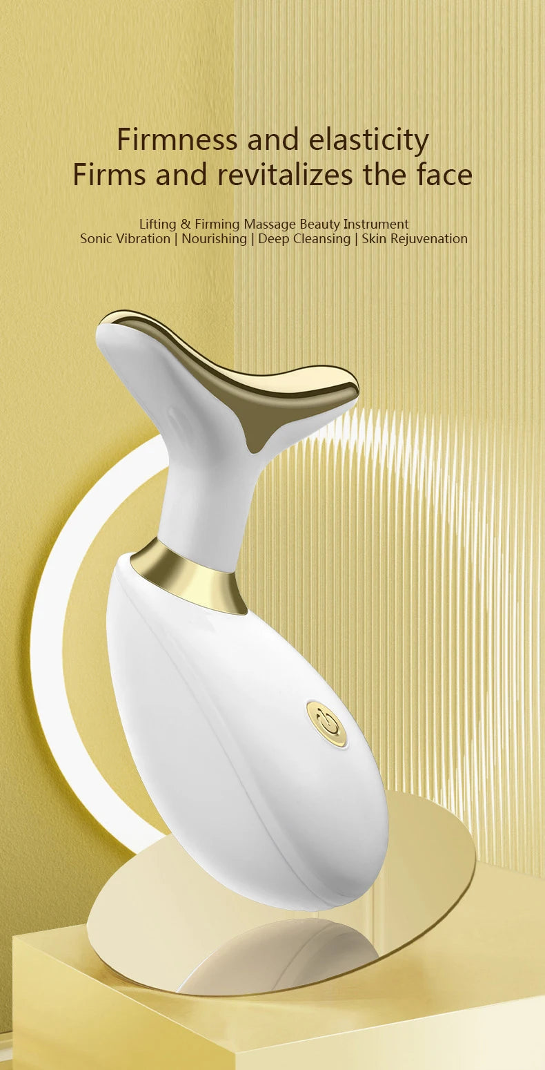 Face Neck Massager Household Lifting And Firming Facial Electric Introduction Lifting And Firming Beauty Massage Face Care Tools Beauty World Shop