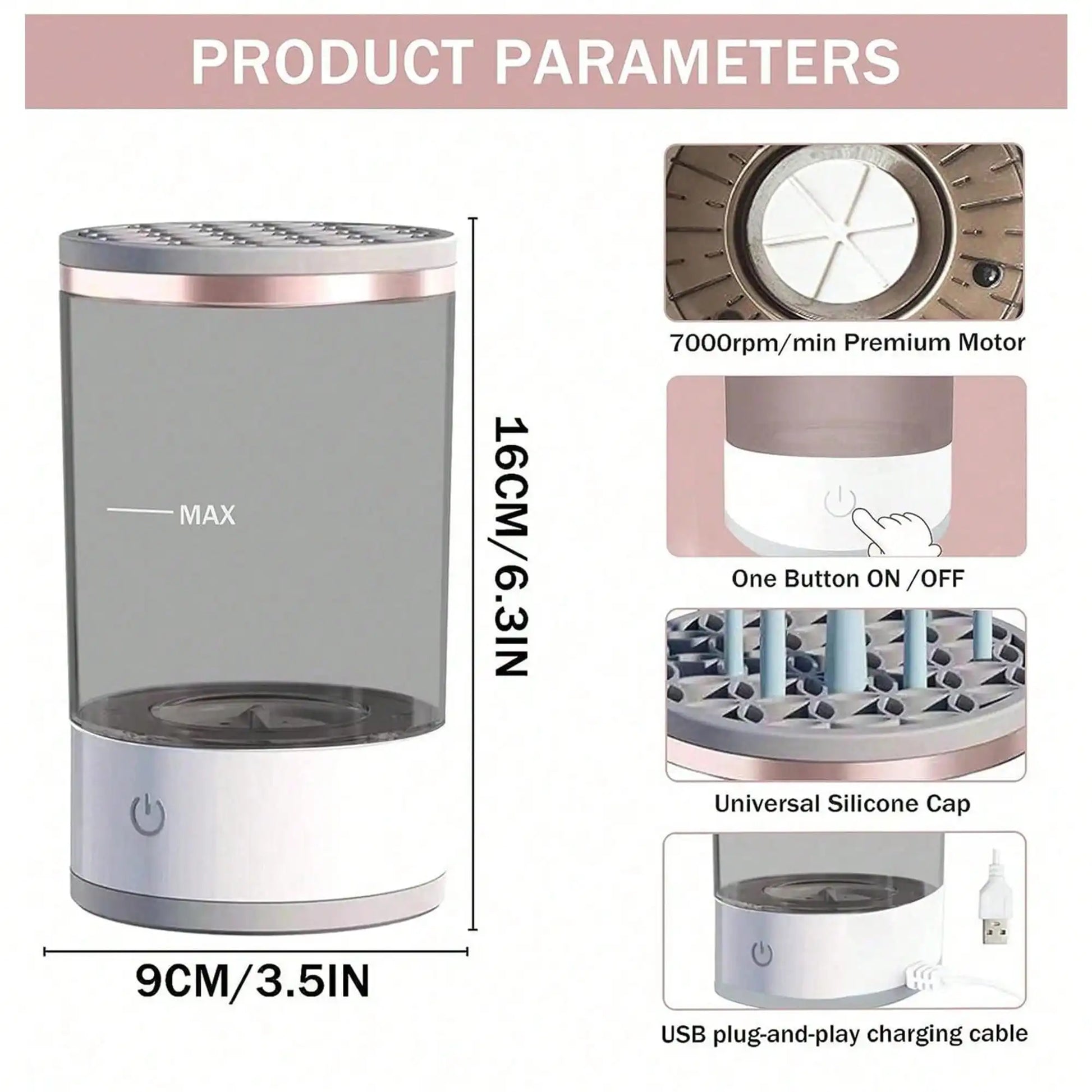 Electric Makeup Brush Cleaner Machine Beauty World Shop