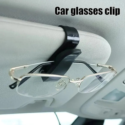 2PCS Universal Car Auto Sun Visor Glasses Box Sunglasses Clip Card Ticket Holder Fastener Pen Case Eyeglasses Clips Accessories Beauty World Shop