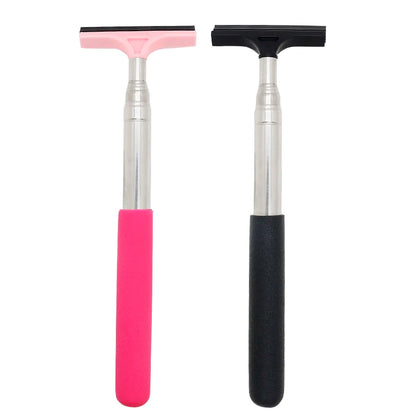Car Rearview Mirror Wiper Cleaning Tool Auto Glass Mist Cleaner Scraper Car Accessories Handle Telescopic Window Cleaning Brush Beauty World Shop