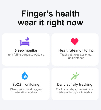 2024 COLMI R02 Smart Ring with Charging Case for Men Women, Battery Life, 39 Days, Health Monitor, 5ATM Waterproof Beauty World Shop
