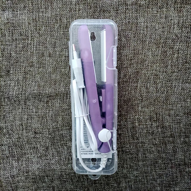 3 in 1 Hair Iron High Quality flat iron Straightening hot comb mini professional hair straightener & Curling Iron Styling Tools Beauty World Shop