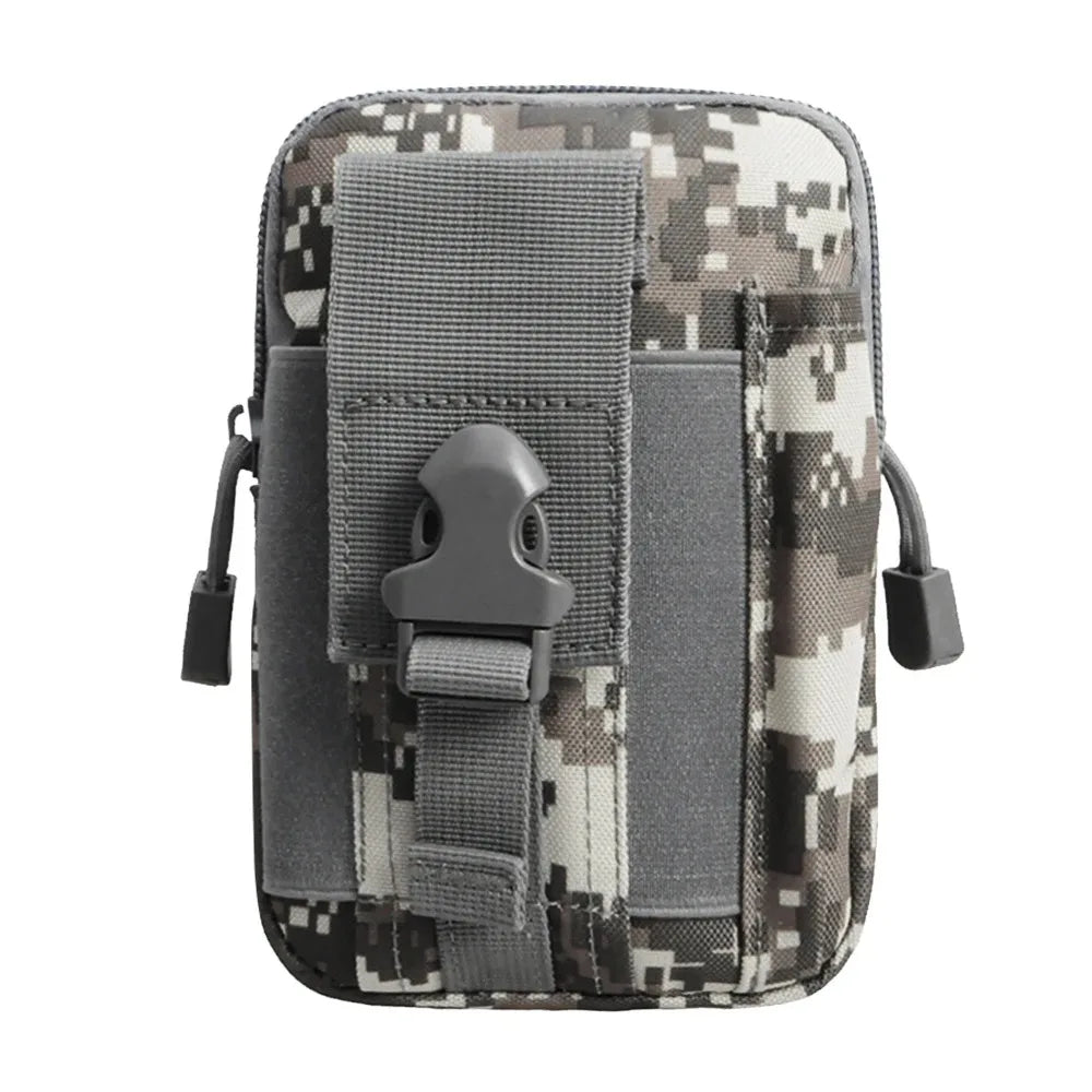Mobile Phone Case Pouch Waist Bag Waterproof Nylon Multifunction Casual Men Waist Pack Male Small Bag Beauty World Shop