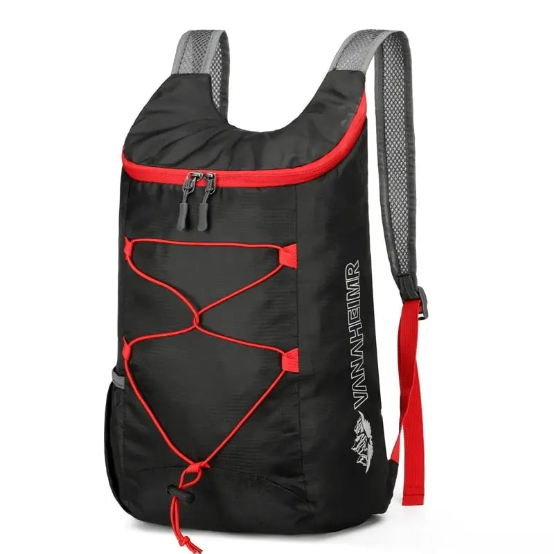 Multifunctional Outdoor Folding Backpack High Density Lightweight Waterproof Nylon Fabric Sports Bag for Camping Hiking Travel Beauty World Shop