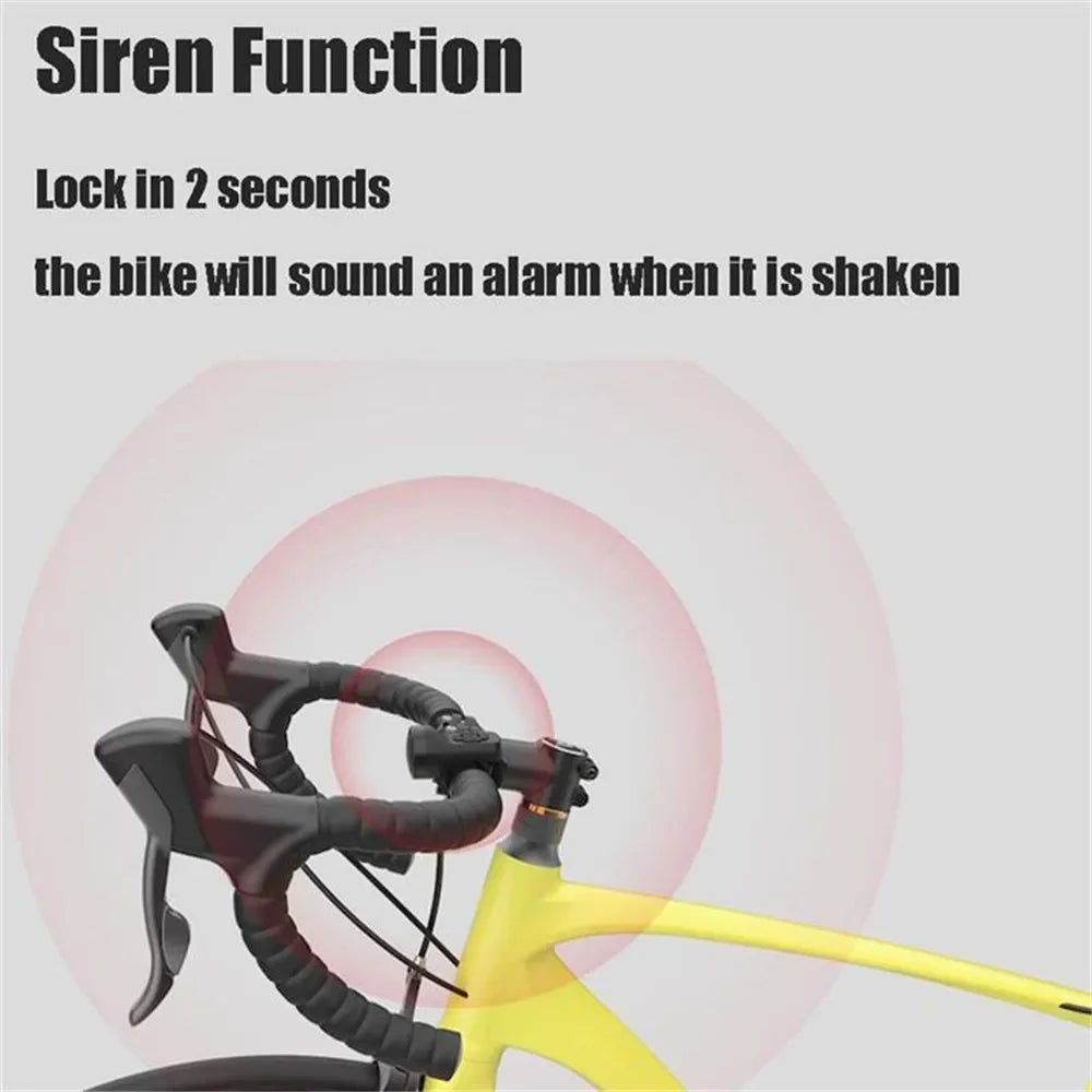 Bicycle Electric Bell Bike USB Charging Horn MTB Mountain Bike Warning Safety Ring Waterproof Bell Cycling Accessories Beauty World Shop