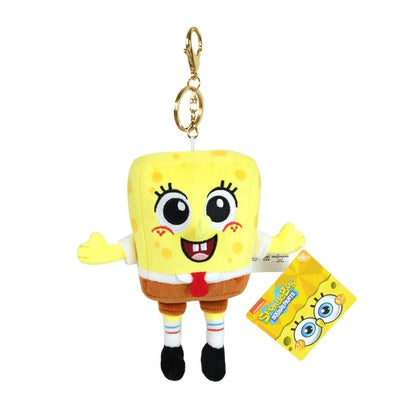 Kawaii Cartoon Spongebob Patrick Star Plush Toy Keychain Stitch Creative Gary Backpack Pendant Squidward Tentacles Friends Gifts Beauty World Shop