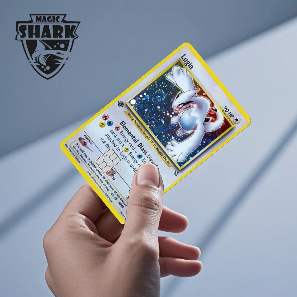 2025 New Pokemons Charizard Blastoise Bulbasaur Eevee Metwo Sticker Film Skin Cover for Credit Debit Card Beauty World Shop