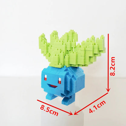 75 Style Building Blocks Assembly Anime Picachu Charizard Doll Blastoise Bulbasaur Gengar Bricks Figures Toy for Kid Gift Beauty World Shop