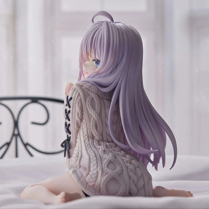 15cm The Journey of Elaina Anime Figure Knit Dress Witch Elaina Action Figure PVC Collection Model Doll Toys for Christmas Gifts Beauty World Shop