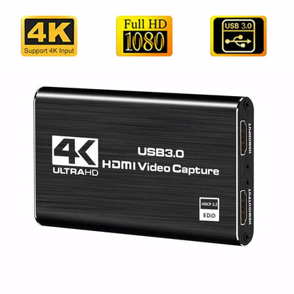 4k 1080p 60fps Hd Video Capture Card HdTV Camera Recording Box - Compatible With Usb 3.0pc Live Streaming Grabber Recorder Beauty World Shop