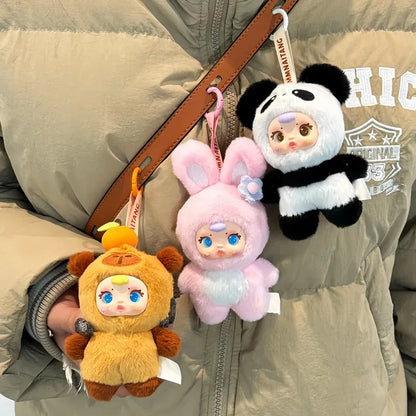 New Cute Milk Candy Capybara Elephantidae Panda Anime Figure Plush Pendant Backpack Decor Blind Box Surprise Toys Birthday Gifts Beauty World Shop