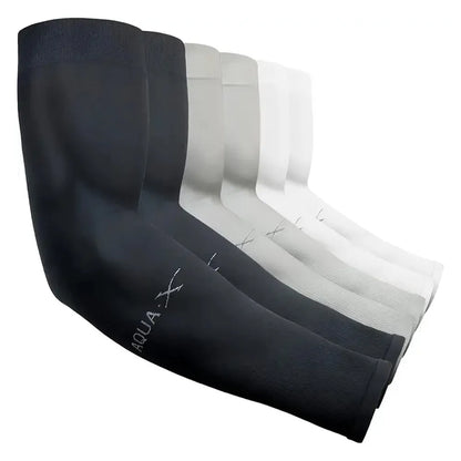 3Pairs Fashion Sun Ice Silk Sleeves Unisex Summer Sun Protection Arm Sleeves Suitable for Outdoor Riding, Driving, Fishing Beauty World Shop