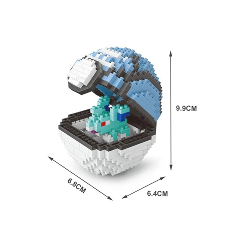 75 Style Building Blocks Assembly Anime Picachu Charizard Doll Blastoise Bulbasaur Gengar Bricks Figures Toy for Kid Gift Beauty World Shop