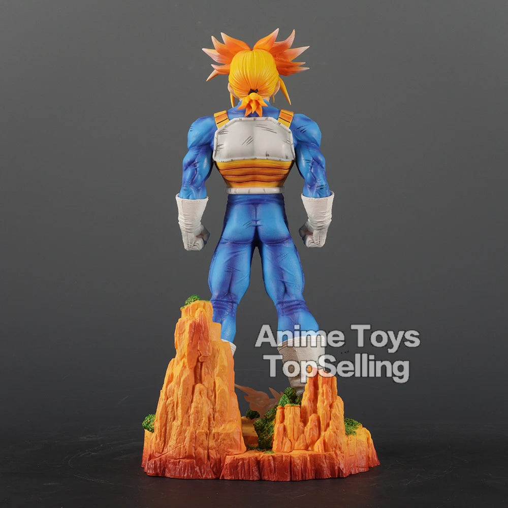 30cm/11.81in Anime Dragon Ball Z Trunks Figure Two heads Action Figures PVC Statue Collection Model Toys for Children Gifts Beauty World Shop