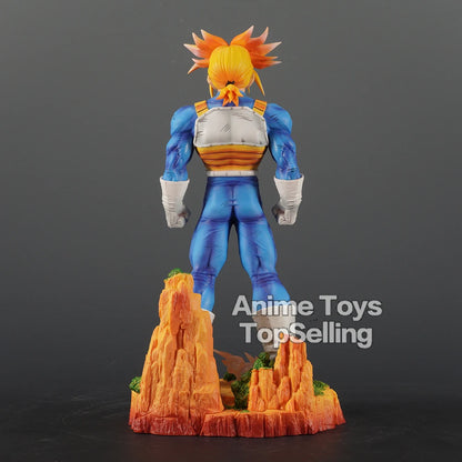 30cm/11.81in Anime Dragon Ball Z Trunks Figure Two heads Action Figures PVC Statue Collection Model Toys for Children Gifts Beauty World Shop