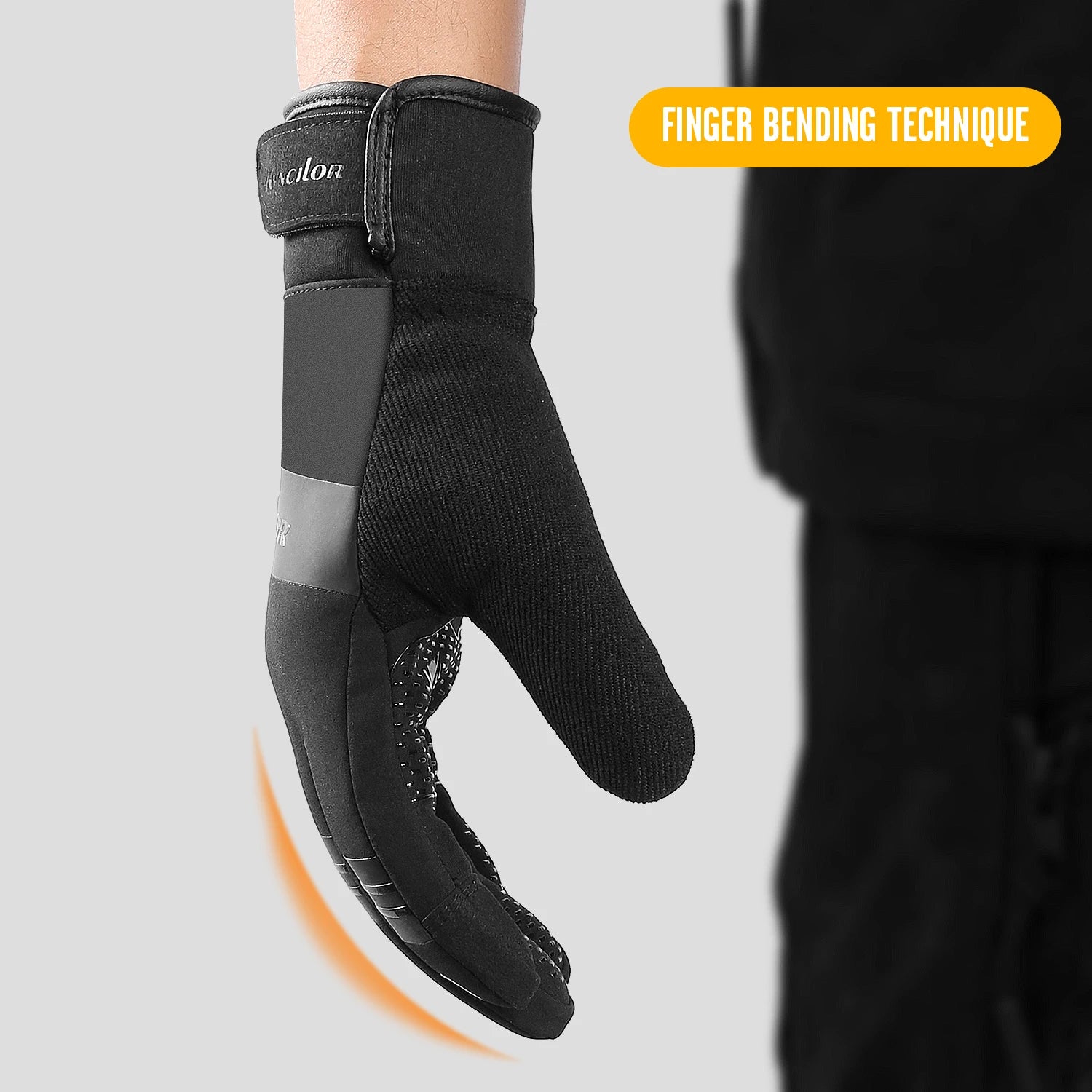 3M Ski Gloves Black Waterproof Winter Warm Cycling Outdoor Sports Running Riding Motorcycle Touch Screen Snowboard Gloves Men Beauty World Shop