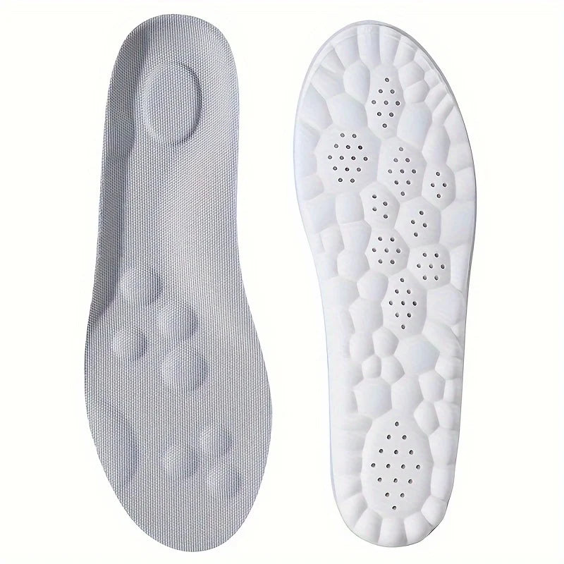 1Pair/2Pairs/4Pairs High Elasticity Latex Sport Insoles Soft Shoe Pads Arch Support Orthotic Insoles Breathable Deodorant Insole Beauty World Shop