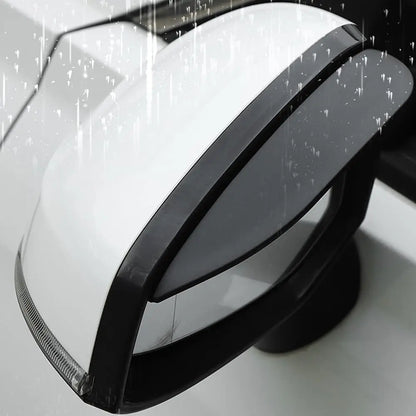 2PCS Carbon Fiber Rearview Mirror Rain Guards - Anti-Glare Sun Visor Cover for Clear Vision, Universal Car Mirror Accessories Beauty World Shop