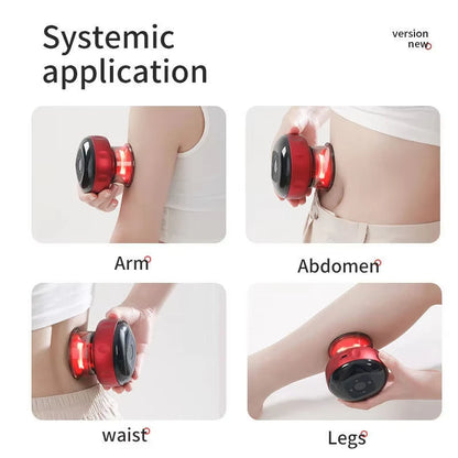 wireless Body Scraping Massage Smart 6/12 Gear Electric Vacuum Cupping Heating Suction Cup Device Back Neck Arm Massger Beauty World Shop