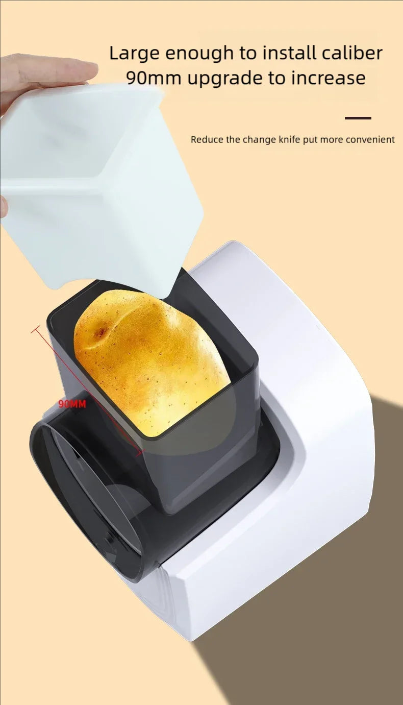 Multi-function Vegetable Cutter Household Kitchen Electric Vegetable Cutter Vegetable Slicer Shredder Automatic Beauty World Shop