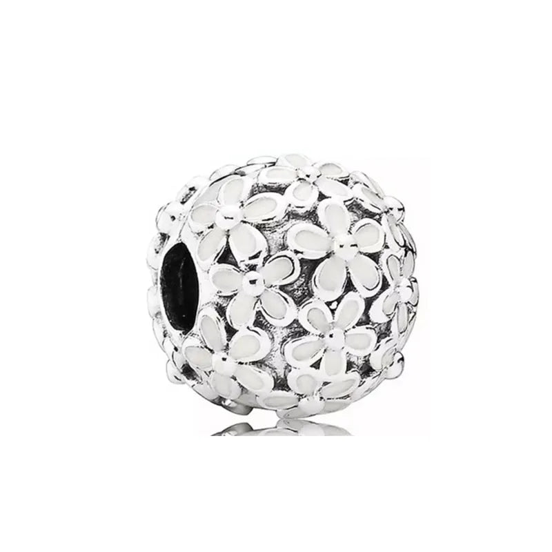 2025 New S925 Silver Spring Ball Bear Cross Pendant Suitable for Original Bracelets DIY Accessories Women's Charm Jewelry Gifts Beauty World Shop