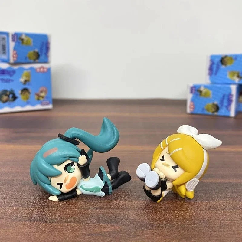 Anime Figure Hatsune Miku Kagamine Rin Kagamine Len Megurine Luka Collection Ornaments Blind Box Toys Children Gifts Beauty World Shop