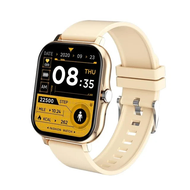 Sport Smart Watch Fitness Clock Health Monitor Waterproof Smartwatch Bluetooth Call Watches for Men Women IOS Xiaomi Huawei 2025 Beauty Fashion