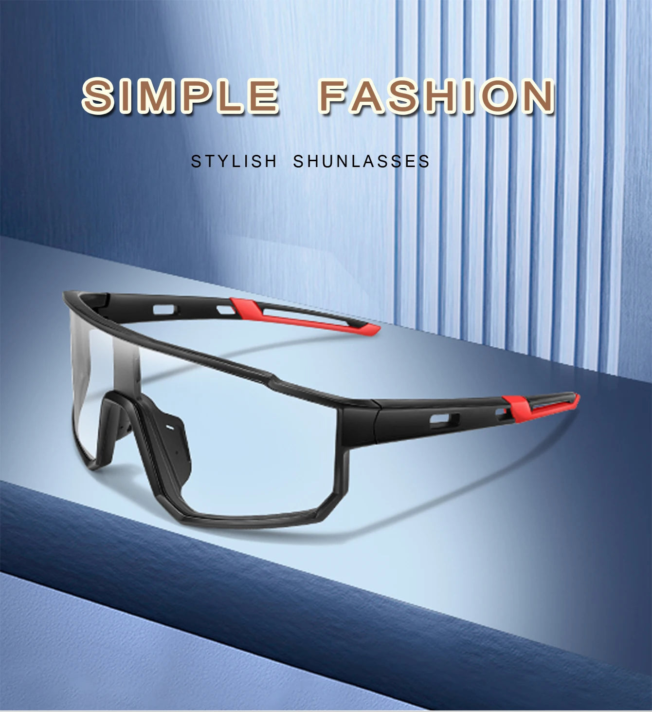 Fashion Brand Men Women Bicycle Photochromic Eyewear MTB Bike Fishing Running Cycling Sports Sunlasses Comfortable Goggles Beauty World Shop
