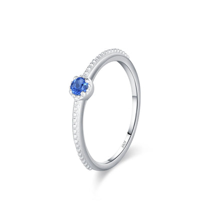 Ailmay 925 Sterling Silver Round Rainbow Zircon Rings For Women Wedding Engagement Party Colored Jewelry Beauty World Shop