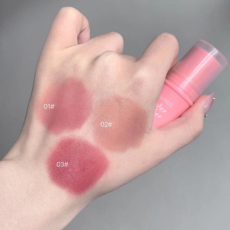 SHAQINUO Energizing Blush Stick - Natural Matte Finish, Creamy Texture, Easy to Blend for a Youthful Glow Beauty World Shop