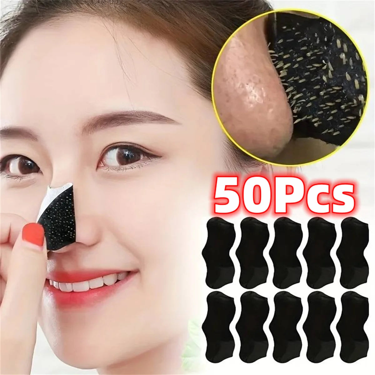 Blackhead Nose Patch Deep Cleansing, Nose Spots, Facial Spot Patch, Quickly Removes Blackheads, Restores Fresh Nose Beauty World Shop