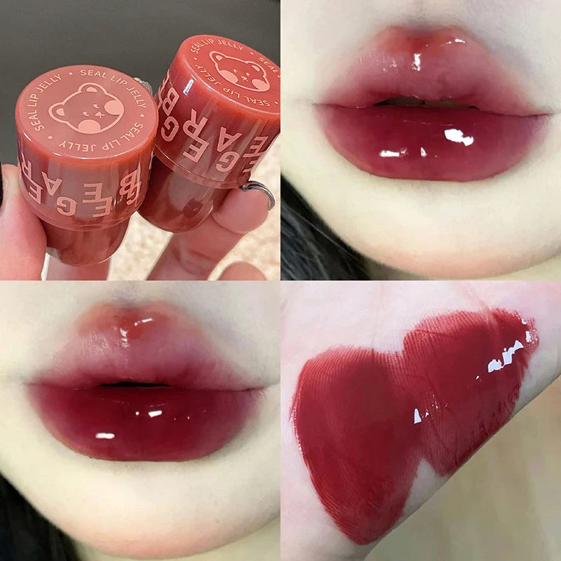 Moisturizing Seal Lip Frozen Water Mirror Lipstick Lasting and non-fading Jelly beep Lip Lip glaze Beauty Trend Shop