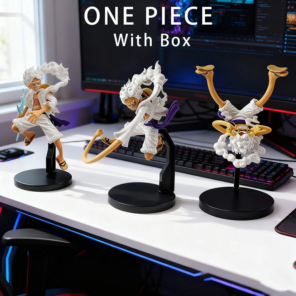 Anime ONE PIECE Figure Toy 18cm Nika Monkey D Luffy Action Figures Dolls Pvc Model Collectible Statue Toy Christmas Gift Beauty World Shop