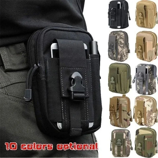 Mobile Phone Case Pouch Waist Bag Waterproof Nylon Multifunction Casual Men Waist Pack Male Small Bag Beauty World Shop
