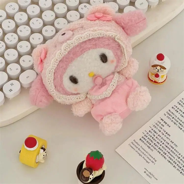 Kawai Latte Kuromi My Melody Cinnamoroll Nipple Baby 10Cm Plush Doll Pendant Ornaments Cute Gift Beauty World Shop
