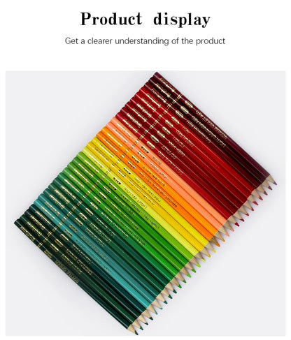Brutfuner 48/72/120/150/160/180Colors Pencils Professional Oil Wood Soft Watercolor Pencil For School Draw Sketch Art Supplies Beauty World Shop