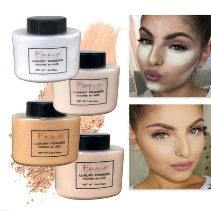 4 Colors Luxury Banana Powder Long-lasting Waterproof Light and Breathable Oil-controlling Setting Powder Beauty World Shop