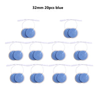 20pcs 32mm blue