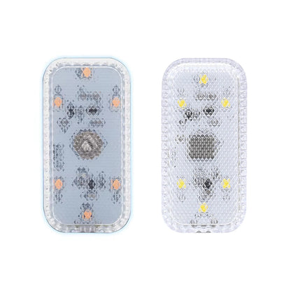 LED Touch Light Mini Wireless Car Interior Lighting Auto Roof Ceiling Reading Lamp for Door Foot Trunk Storage Box USB Charging Beauty World Shop