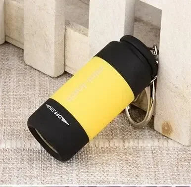 Led micro pocket flashlight portable USB rechargeable keychain flashlight waterproof home Outdoor Hiking Camping flashlight Beauty World Shop