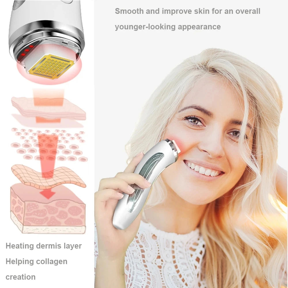 Electric Facial Lifting Machine Dot Matrix Skin Tightening Rejuvenation Wrinkle Removal Face Massager Home Use Beauty Devices Beauty World Shop