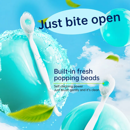Portable Travel Toothbrush Mini Exploded Bead Toothbrush Disposable Adult Cleaning Toothbrush Individually Packaged Beauty World Shop