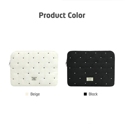 Laptop bag for macbook air 13 case 13-14 Inch puffy notebook pouch 15-16Inch Cute laptop sleeve 9-11 Inch Tablet Sleeve girl bag Beauty World Shop