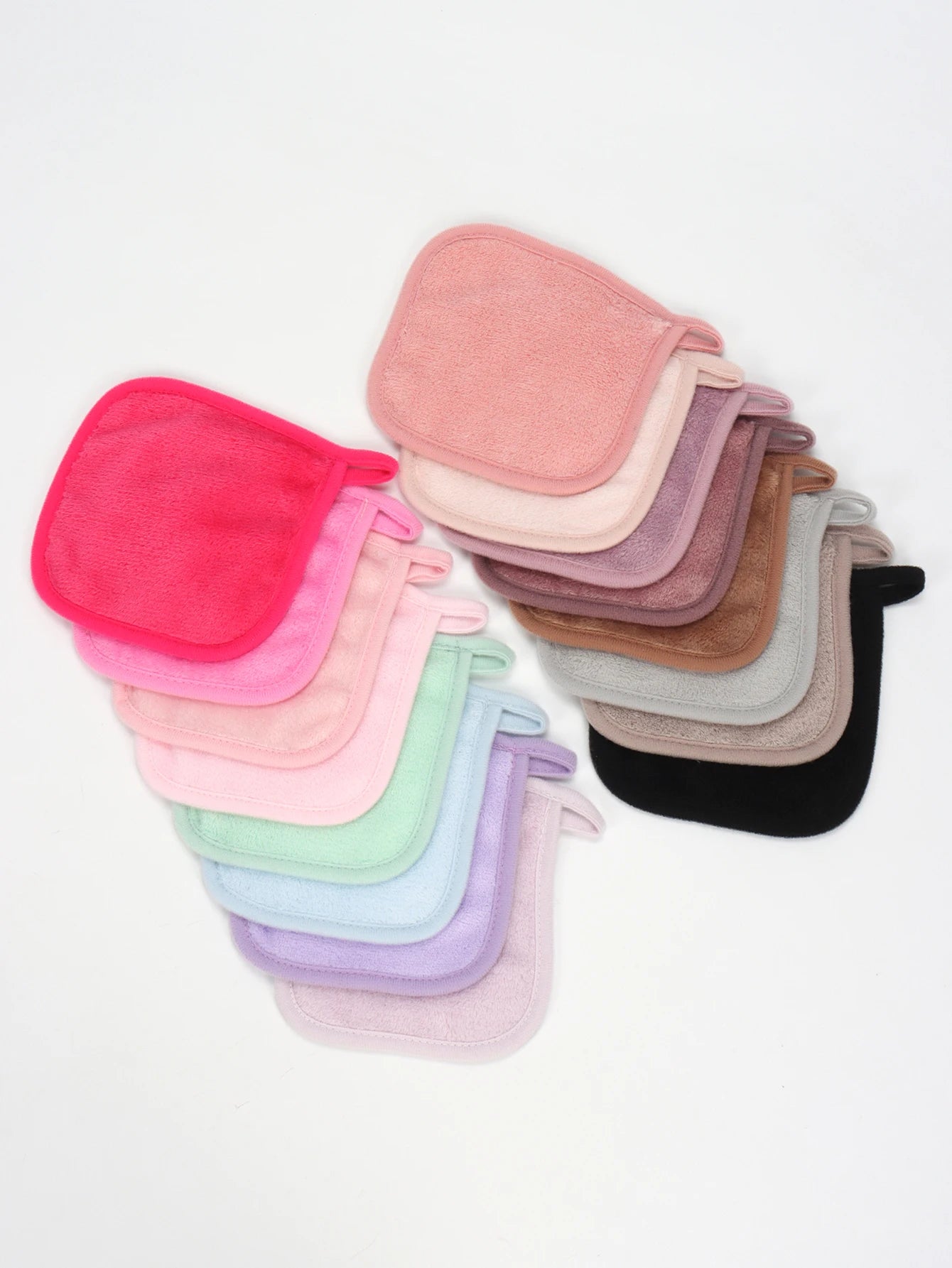 5/10/20Pcs Microfiber Face Cloths Reusable Makeup Remover Cloth Makeup Towels Face Deep Cleaning Pads Skincare Beauty Tools Beauty World Shop