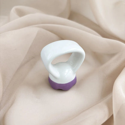 Massage Gua Sha Plate Ceramic Guasha Massage Board Ring Shape Skin Tightening Compact Ergonomic for Face Head Shoulder Knee Beauty World Shop