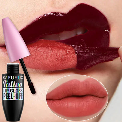 7 Colors Blading Lip Gloss Peel Long Lasting Waterproof Liquid Lipstick Pink Lip Glaze Transfer Resistant Lip Tint Makeup Gifts Beauty Trend Shop