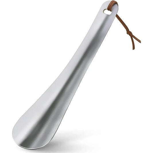 Stainless Steel Shoe Horn | 1PC Metal Shoe Helper for Elderly Men Women | Easy Slip-On Durable Shoe Assistant Beauty World Shop